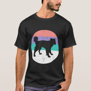 Border Collie Gif For Women Amp Girls Retro Vintag T-Shirt