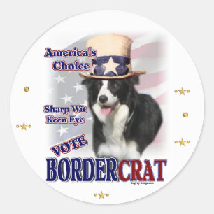 Border Collie Gifts Classic Round Sticker