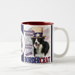 Border Collie Gifts Two-Tone Coffee Mug