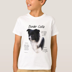 Border Collie History Design T-Shirt