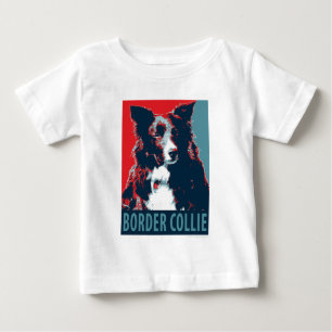Border Collie Hope Parody Poster Baby T-Shirt