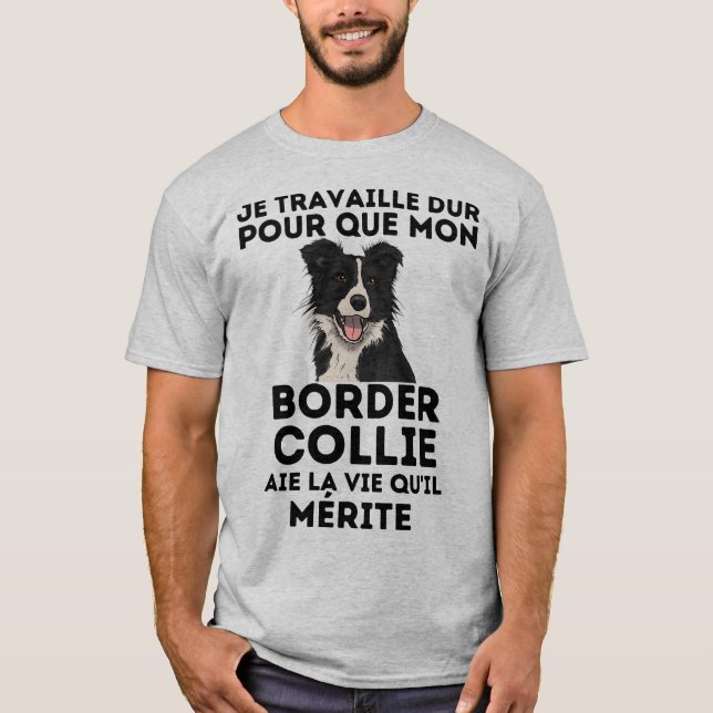 border collie humor T-Shirt (Front)
