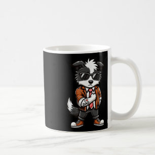 Border Collie I Love Dad Funny Dog Tattoo Coffee Mug
