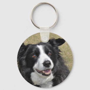 Border Collie Key Ring
