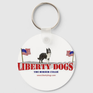 Border Collie Key Ring