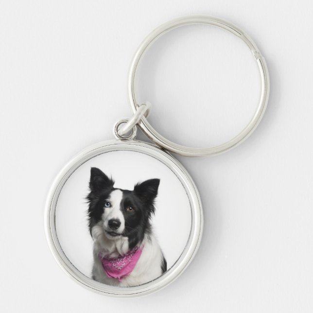 Border Collie Key ring (Front)