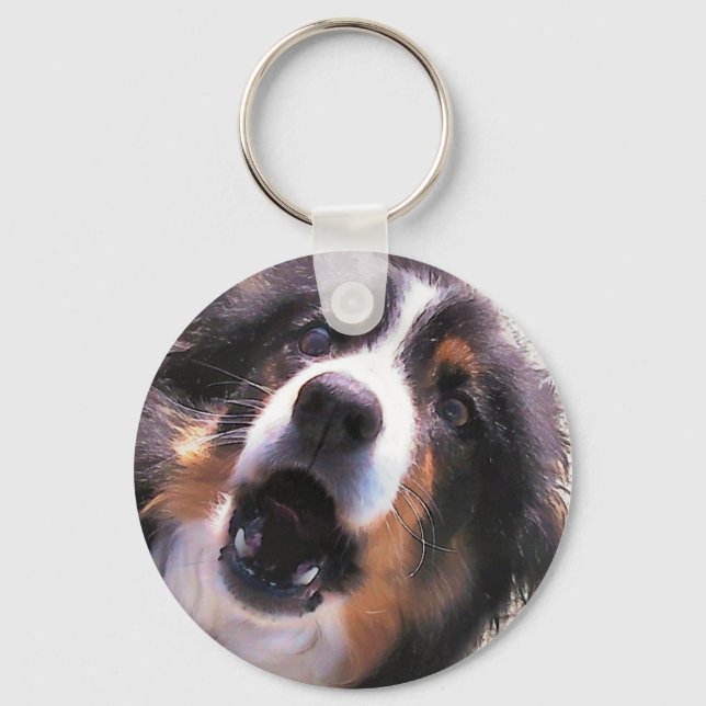 BORDER COLLIE KEY RING (Front)