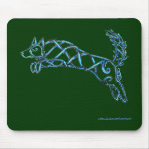 Border Collie Knot, Mousepad