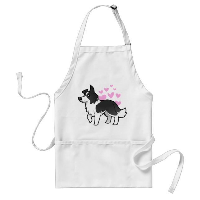 Border Collie Love Standard Apron (Front)
