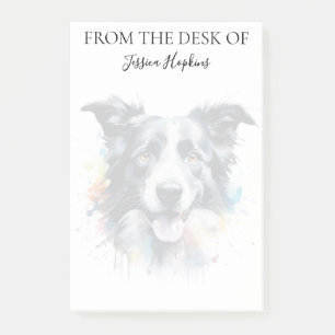 Border Collie Lover Monogrammed Notes
