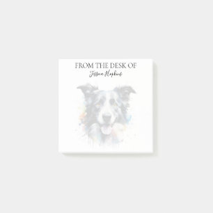 Border Collie Lover Monogrammed Notes