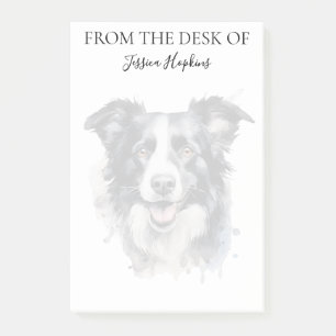 Border Collie Lover Monogrammed Notes