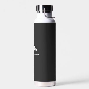 Border Collie Lover Mum Gifts Heartbeat Mother's D Water Bottle
