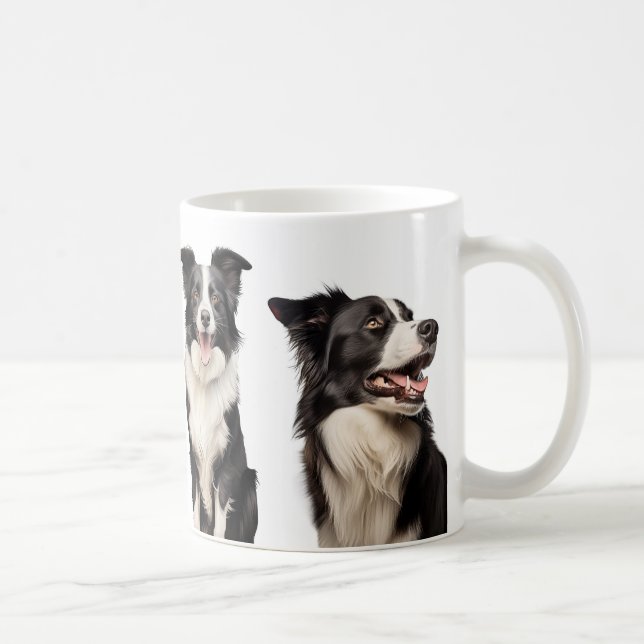 Border Collie lover's coffee mug (Right)