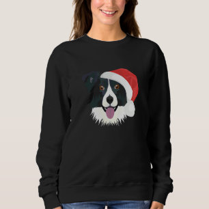 Border Collie Merry Christmas Sweatshirt