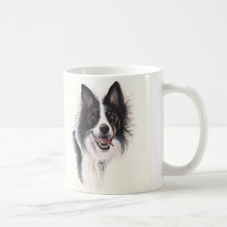 Border Collie mug with "Man's Best Friend" text