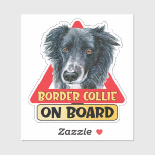 Border Collie On Board Scottish Dog Traffic Sign