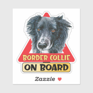 Border Collie On Board Scottish Dog Traffic Sign