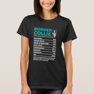 Border Collie Owner BORDER COLLIE NUTRITION Funny T-Shirt