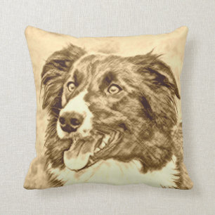 Border Collie Pillow
