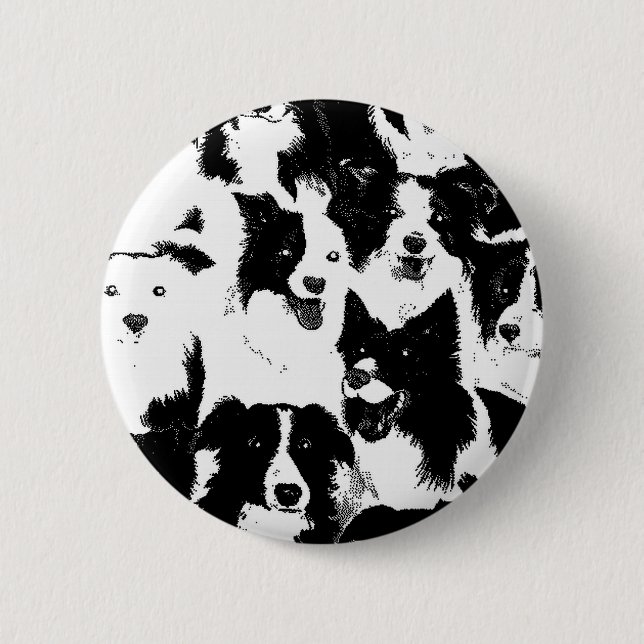 Border Collie Pin (Front)