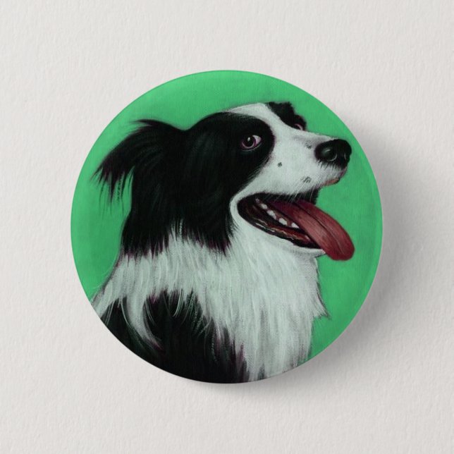 Border Collie Pin (Front)