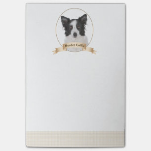 Border Collie Post-It Notes