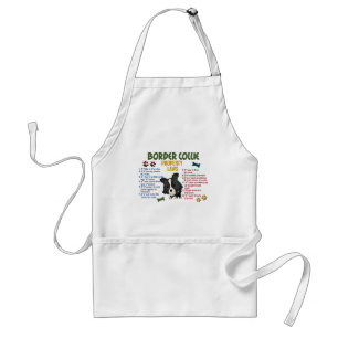 Border Collie Property Laws 4 Standard Apron