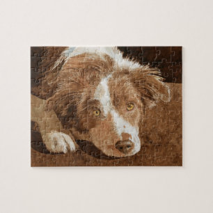 Border Collie Pup Jigsaw Puzzle