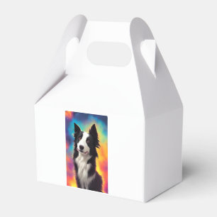 border collie rainbow bg favour box