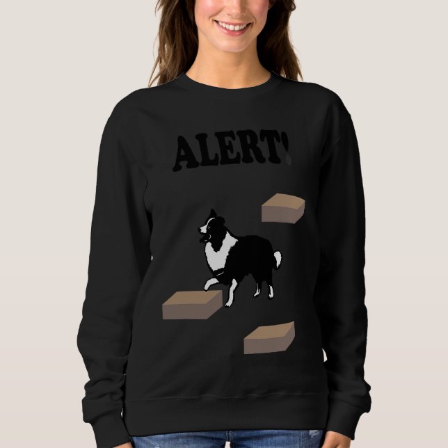 Border Collie Scent Work Alert Sweatshirt (Front)