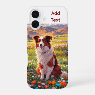 Border Collie Shepherd Dog iPhone 16 Case