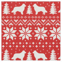 Border Collie Silhouettes Christmas Holiday Xmas