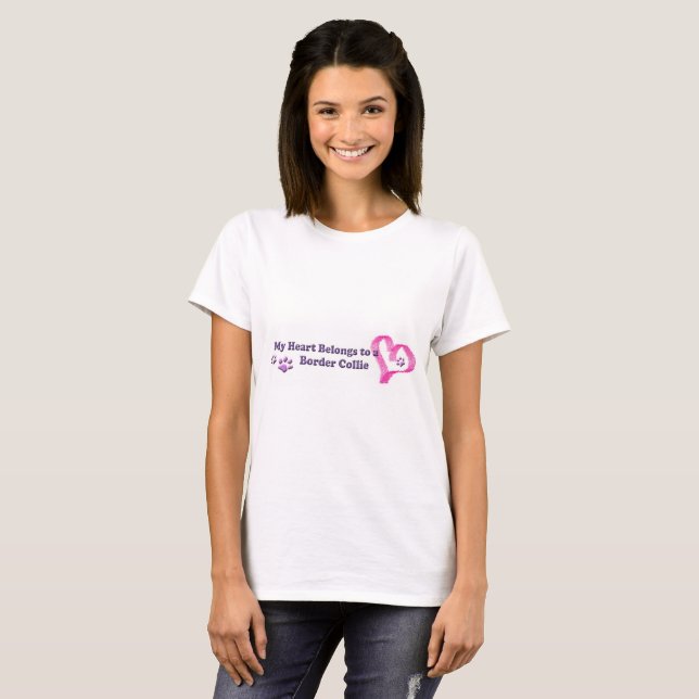 border collie T-Shirt (Front Full)