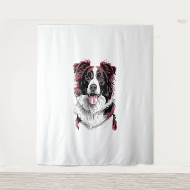Border Collie Tapestry (Front)