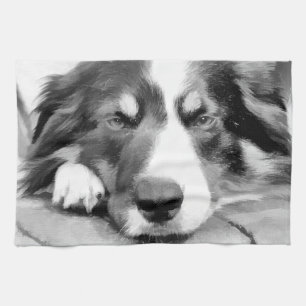 BORDER COLLIE TEA TOWEL