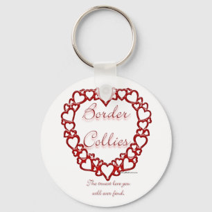 Border Collie True Love - Keychain