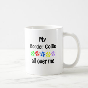 Border Collie Walks Design Coffee Mug