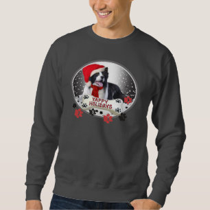 Border Collie Yappy Holidays Sweatshirt