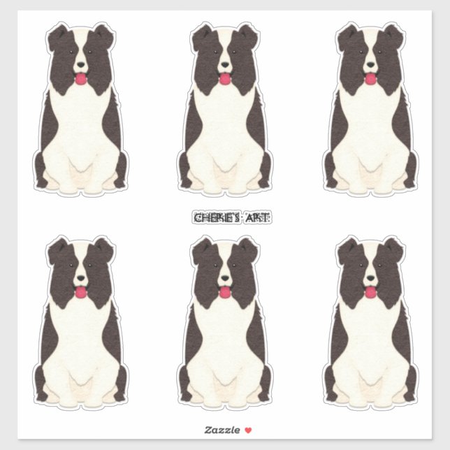 Border Collies Felt Look So Cute (Sheet)