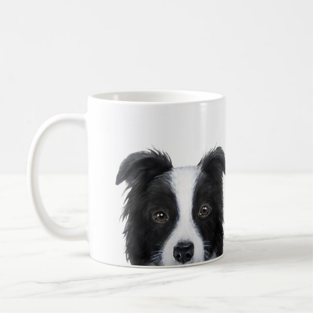 Border collies Original art by miart Coffee Mug (Left)