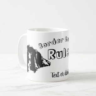 Border Collies Rule Personalized Coffee Mug