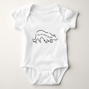 Border Collies - You Can Never Go Back Baby Bodysuit