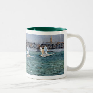 Border Crossing Two-Tone Coffee Mug