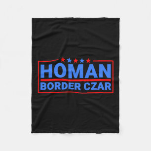 Border Czar Tom Homan Mega Support  Fleece Blanket