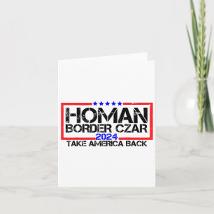 Border Czar Tom Homan Trump 47th President Elect Card