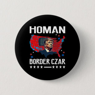 Border Czar Tom Homan Trump President Elect Mega S 6 Cm Round Badge
