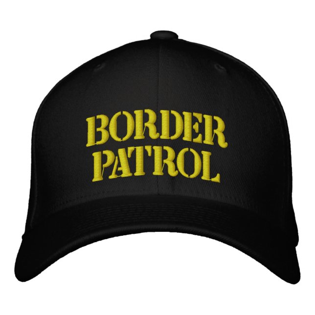 BORDER PATROL EMBROIDERED HAT (Front)