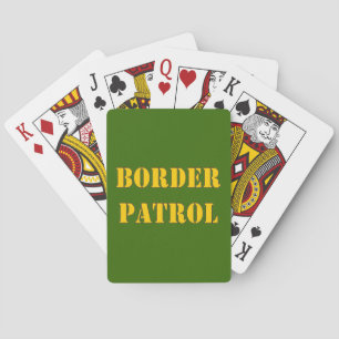 BORDER PATROL PLAYING CARDS