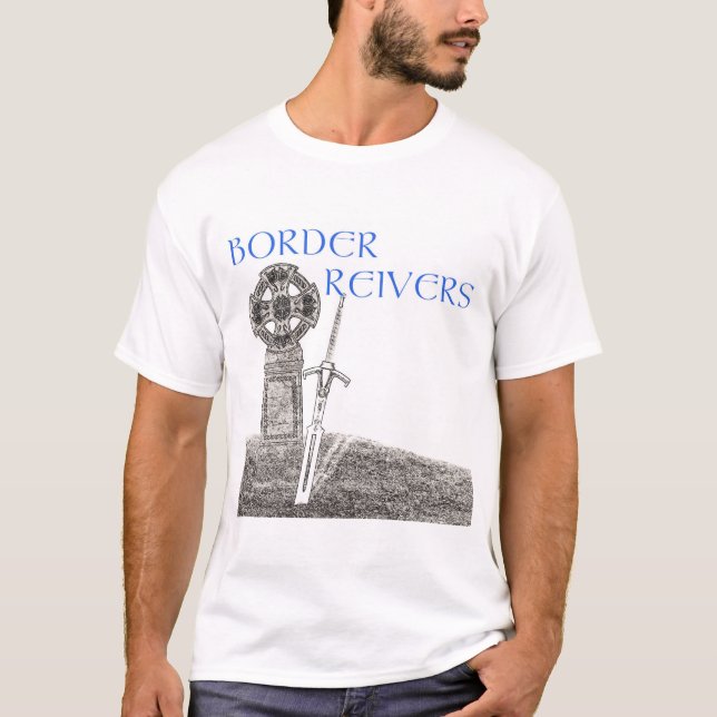 Border Reivers Tour Shirt - White (Front)
